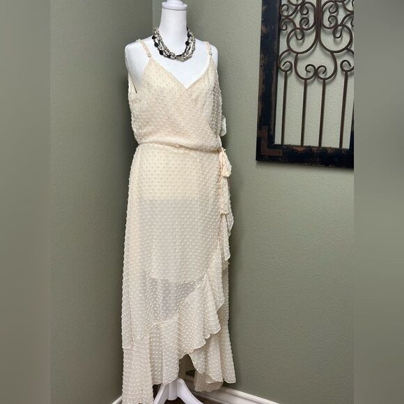 Altard State sleeveless long ruffle dress - Picture 1 of 6